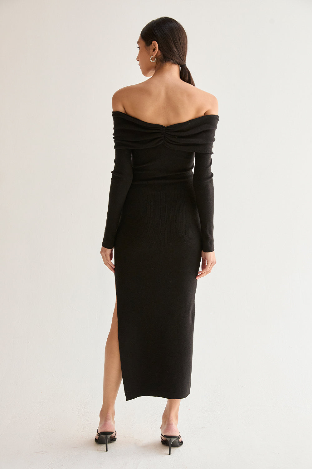 Ember Off Shoulder Sweater Dress