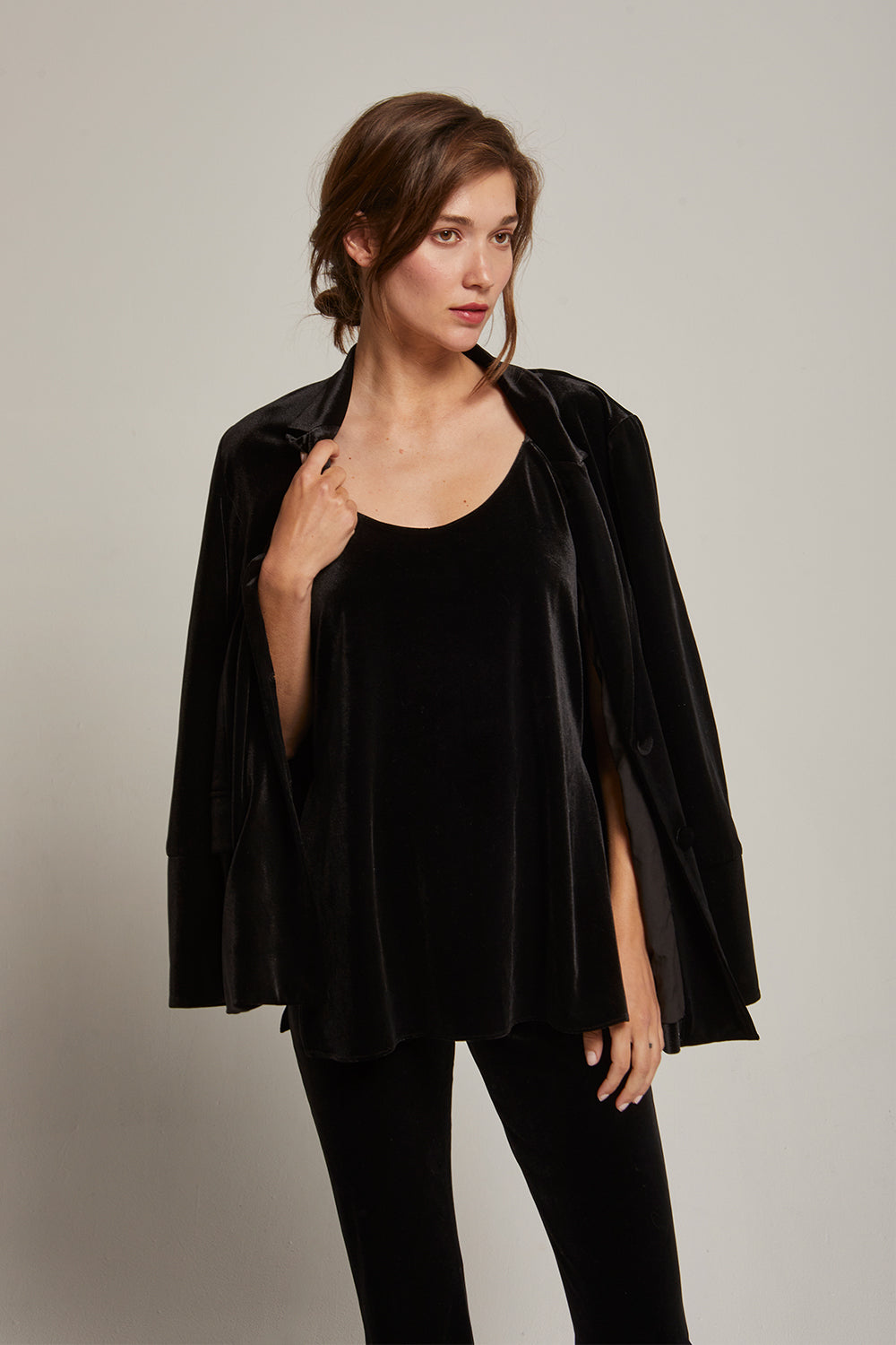 Sahar Velvet Cami Top
