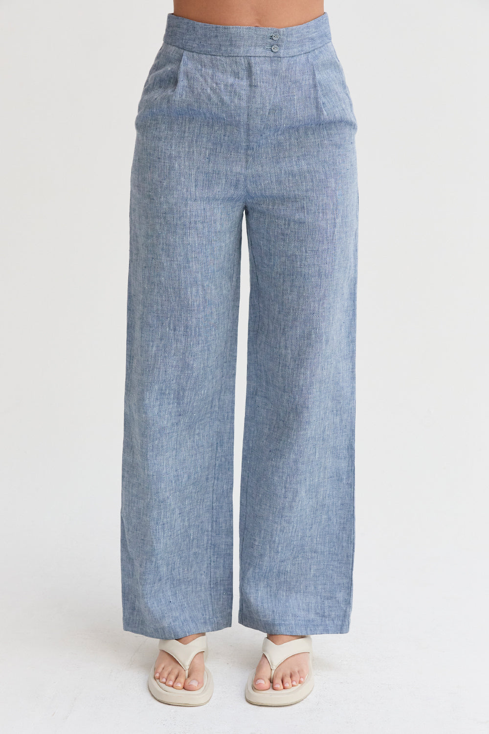 Dani Linen Wide Leg Pants