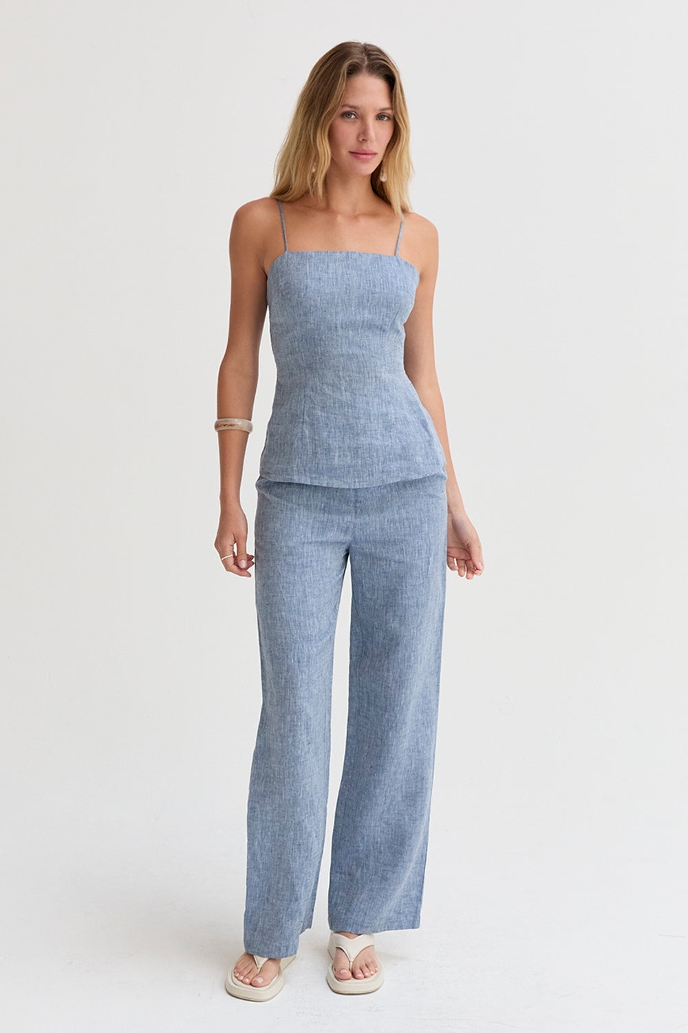 Dani Linen Wide Leg Pants