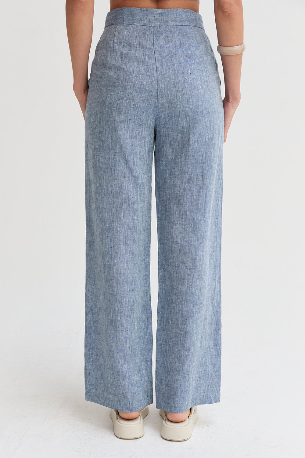 Dani Linen Wide Leg Pants