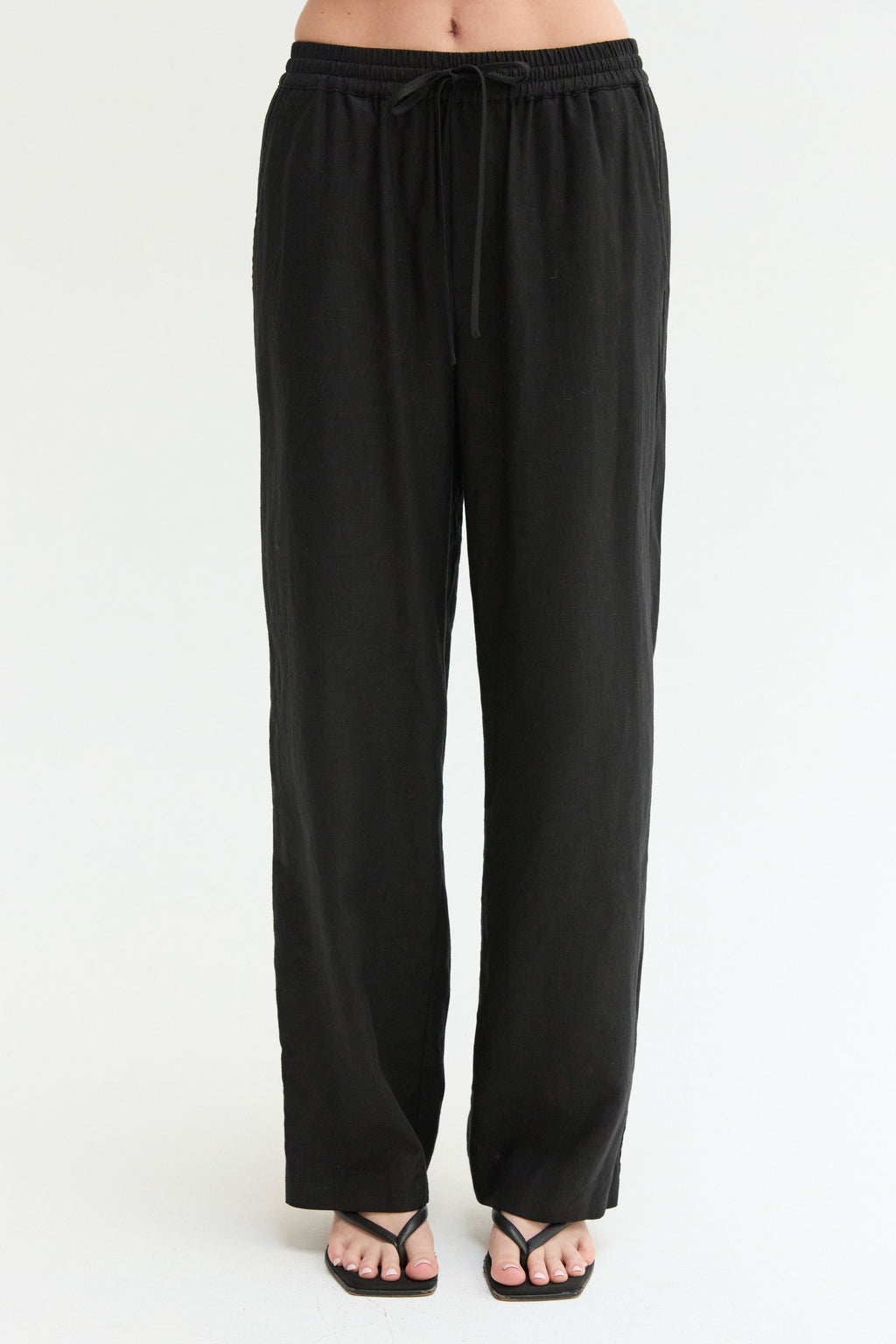 Lyra Easy Wear Linen Blend Pants