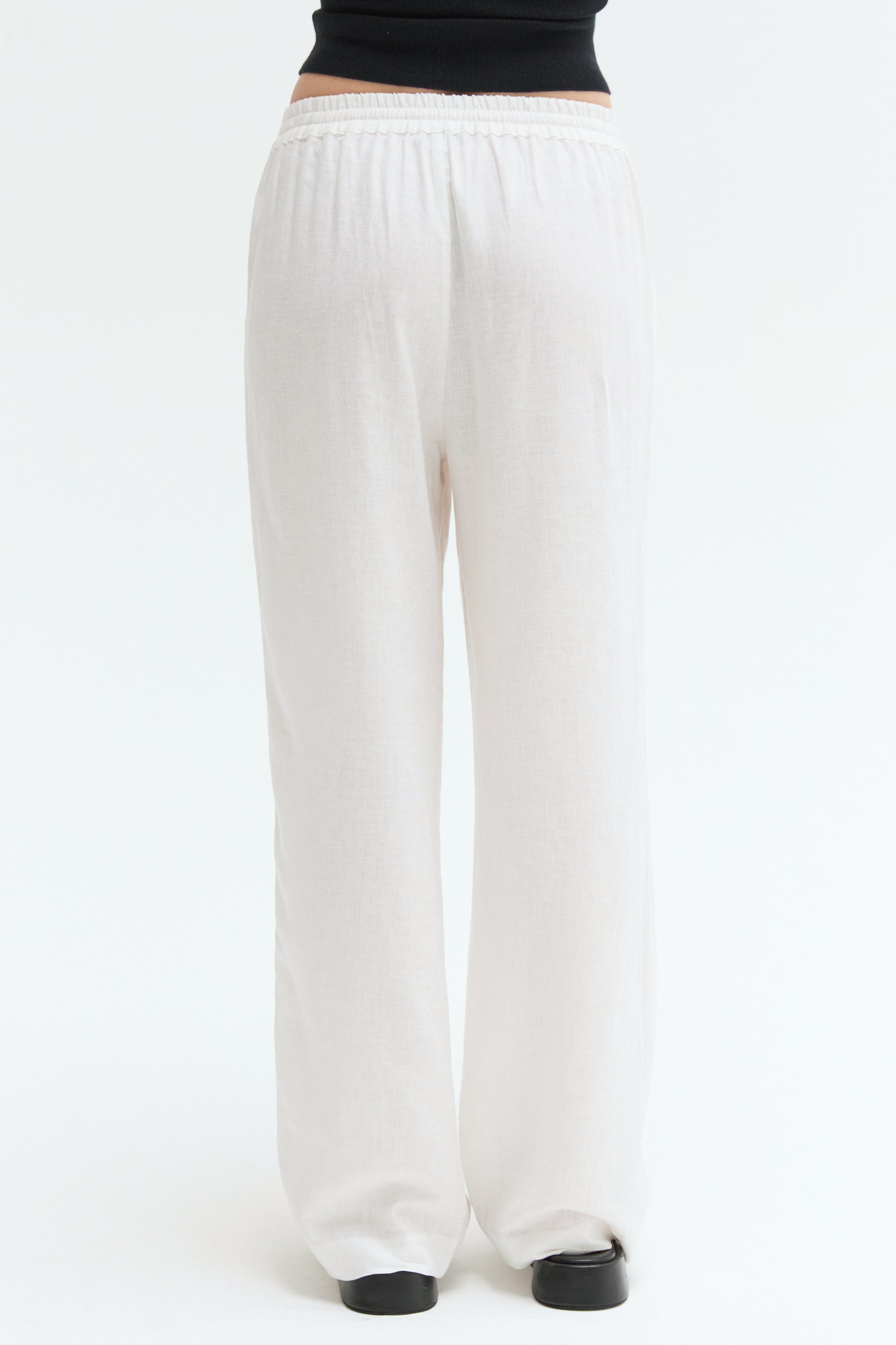 Lyra Easy Wear Linen Blend Pants