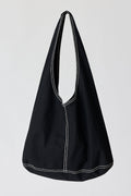 Anna Contrast Stitch Hobo Bag