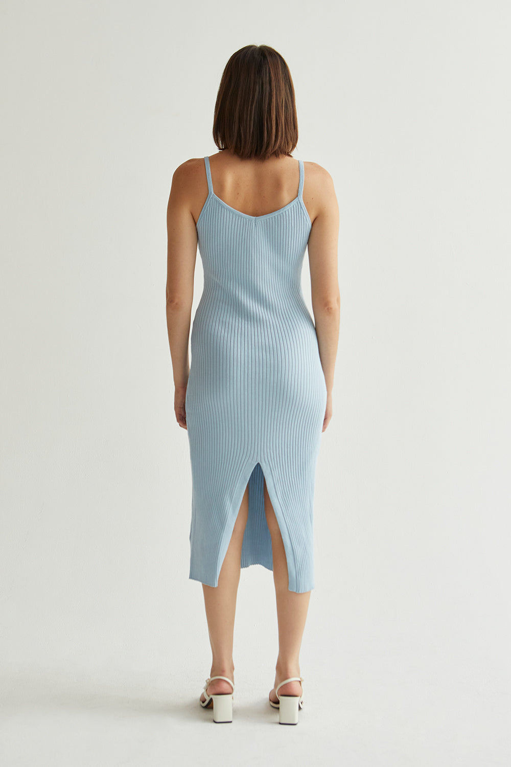 Avery V-Neckline Midi Dress