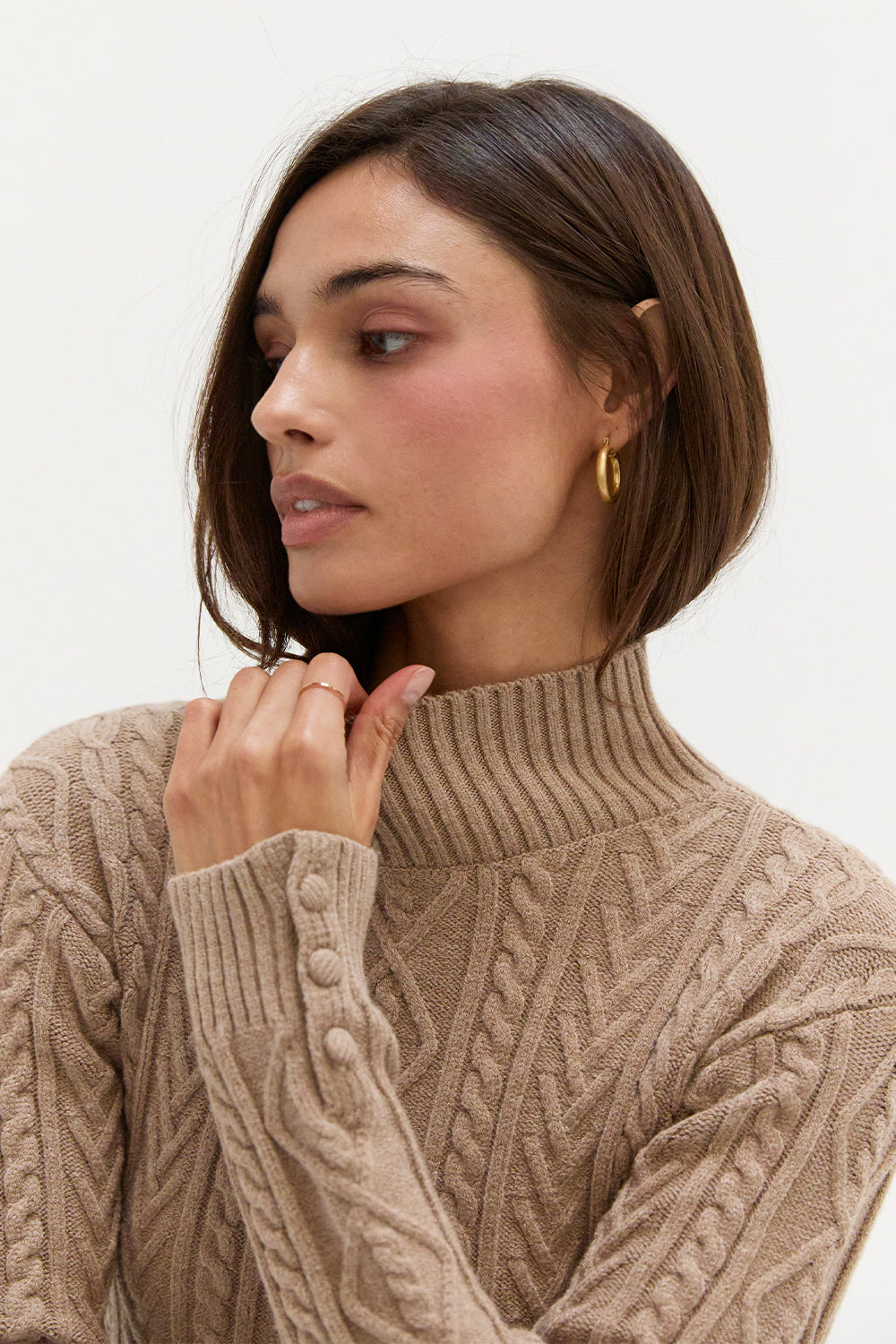 Scarlett Cable Knit Midi Dress