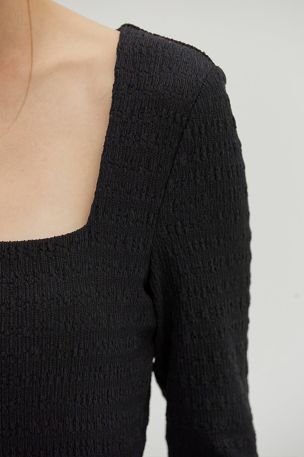 Irene Square Neck Bodycon Knit Maxi Dress