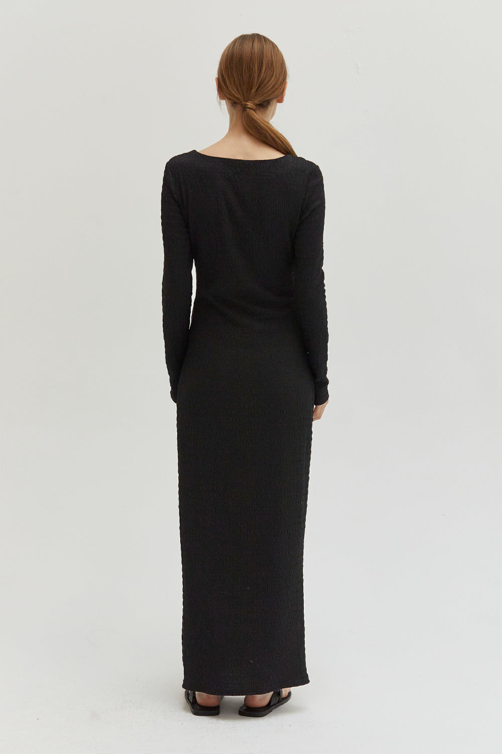 Irene Square Neck Bodycon Knit Maxi Dress