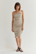 Nicki Oatmeal Strapless
