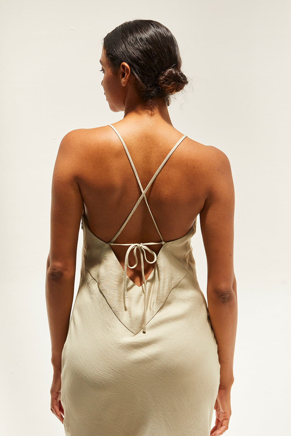 Nia Front Cut Out Slip Dress