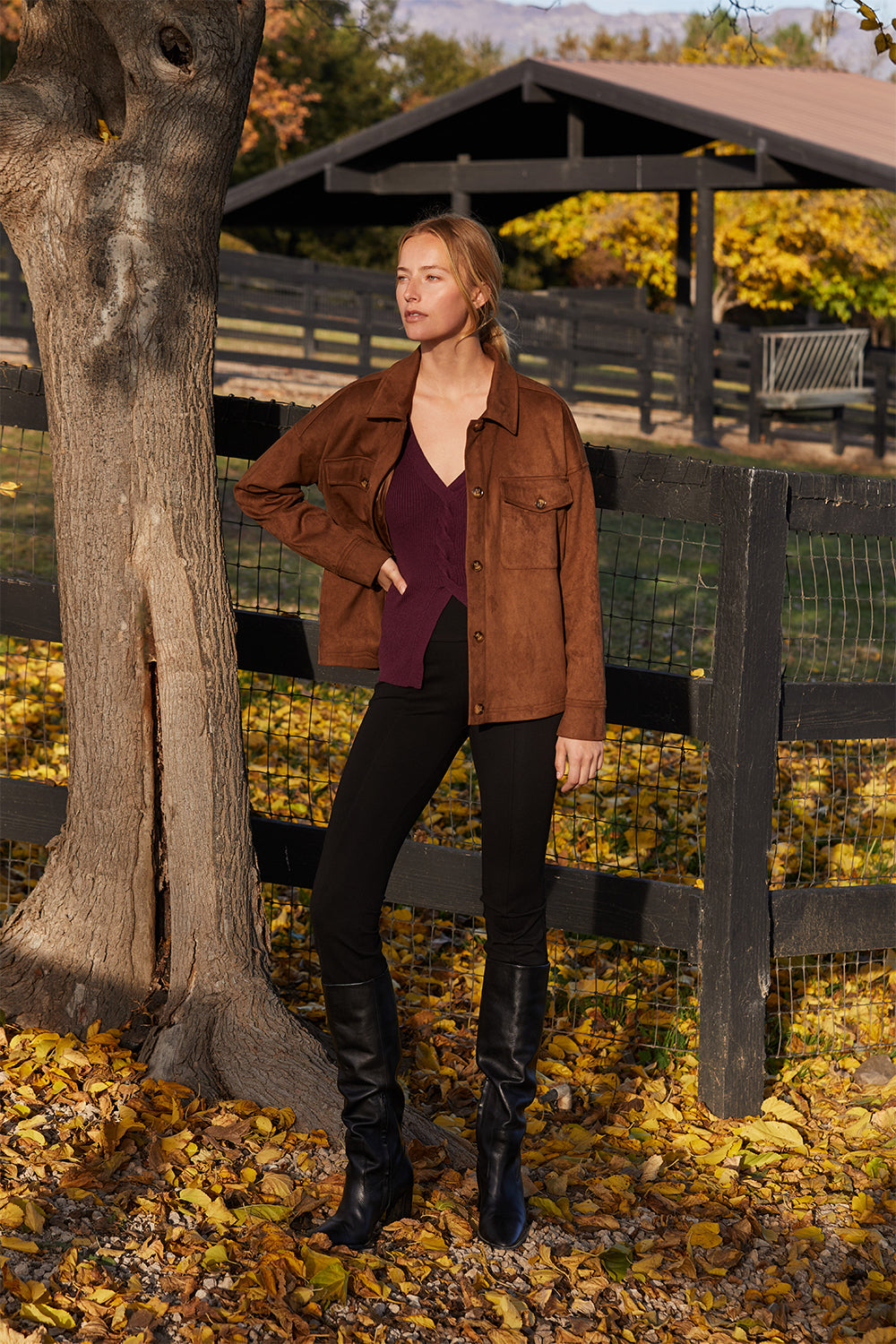 Alex Suede Shirt Jacket