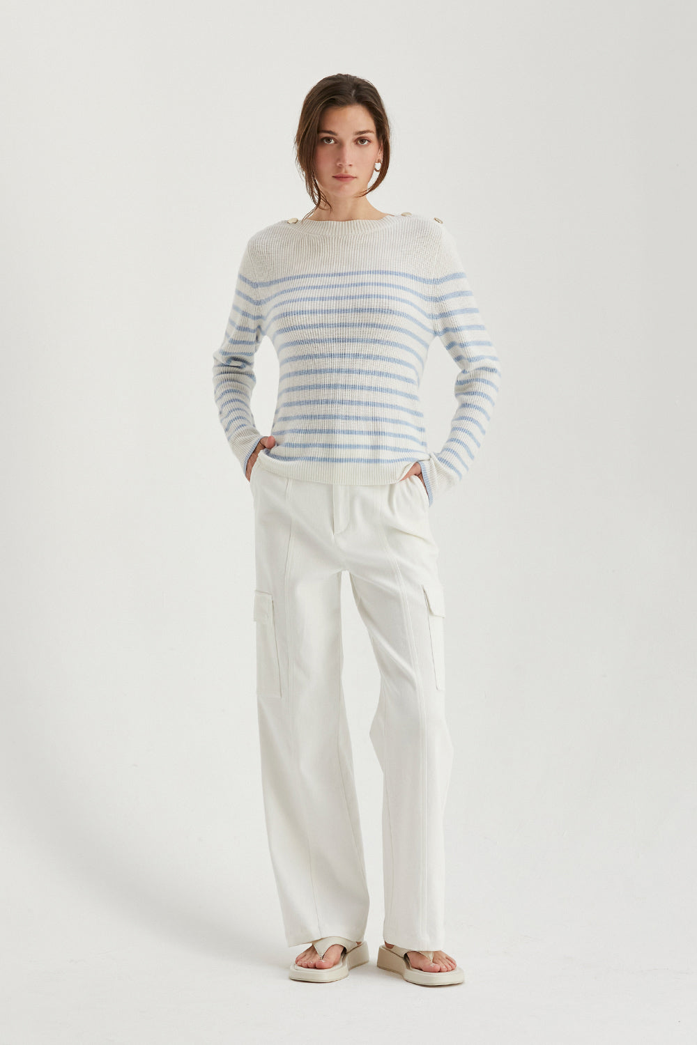 Kiera Cargo Denim Pants