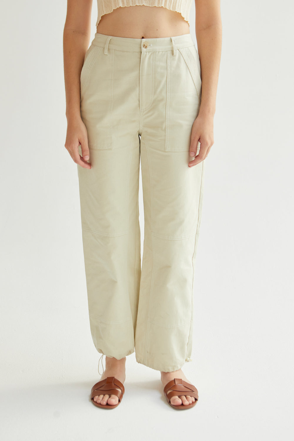 Taylor High-Waisted Jogger Pants