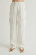 Julez Linen Cargo Trousers