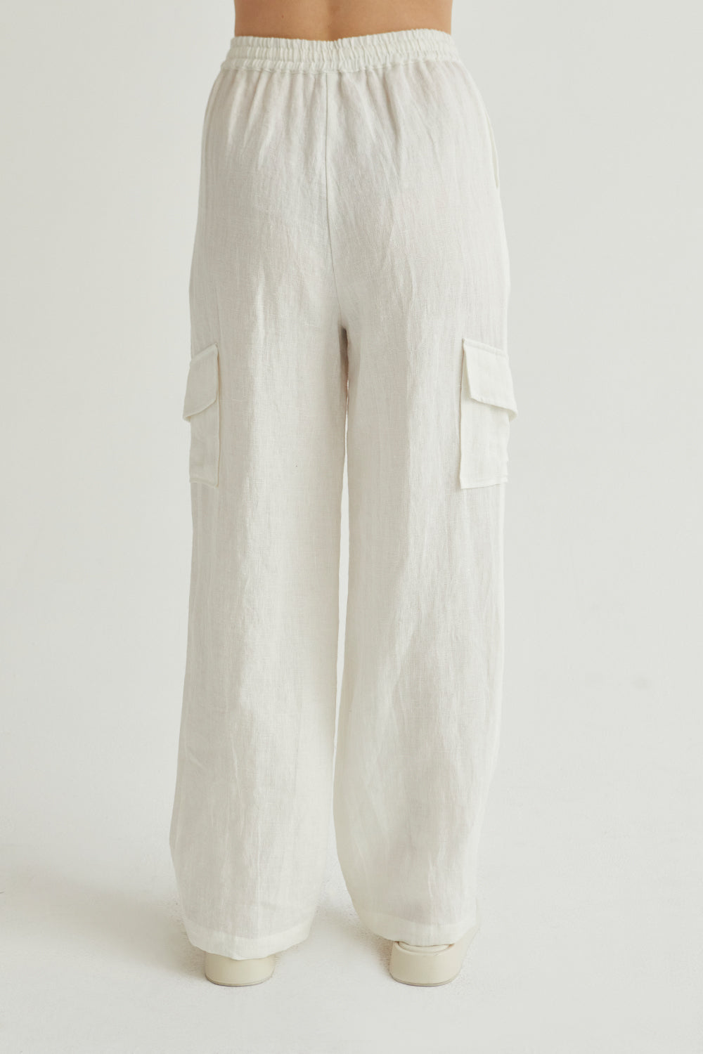 Julez Linen Cargo Trousers