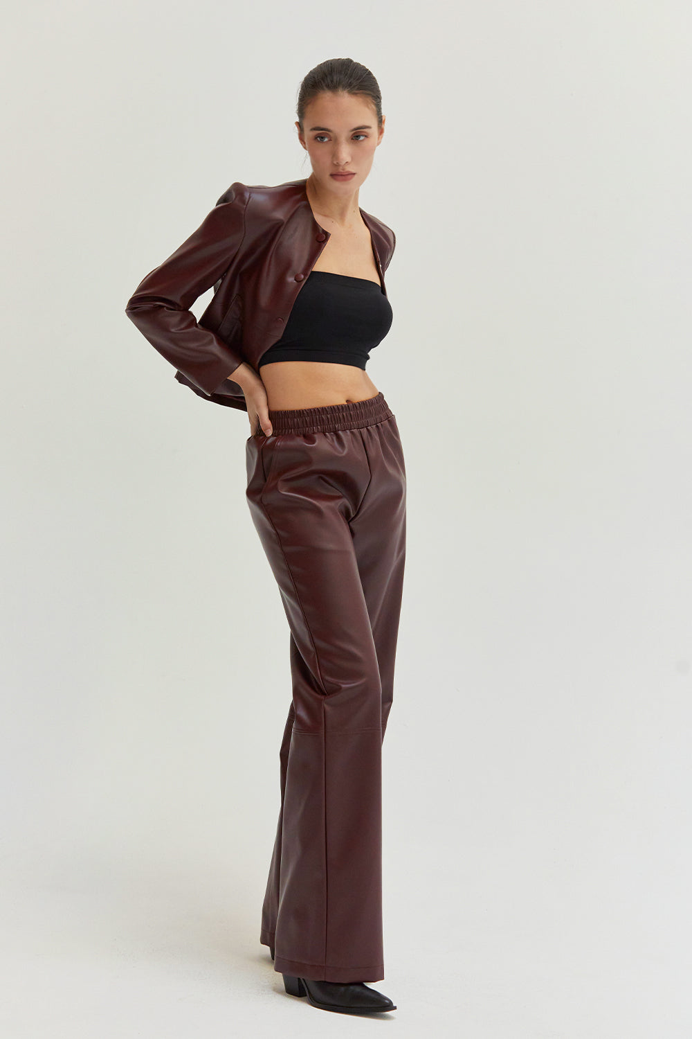 Zhuri Vegan Leather Pants