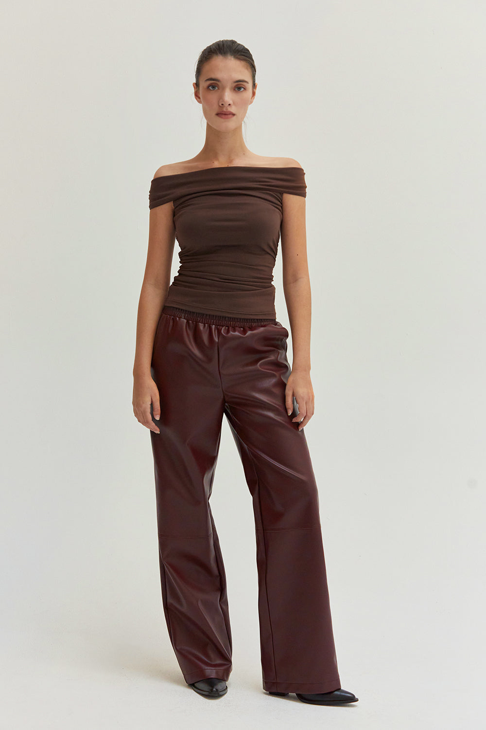 Zhuri Vegan Leather Pants