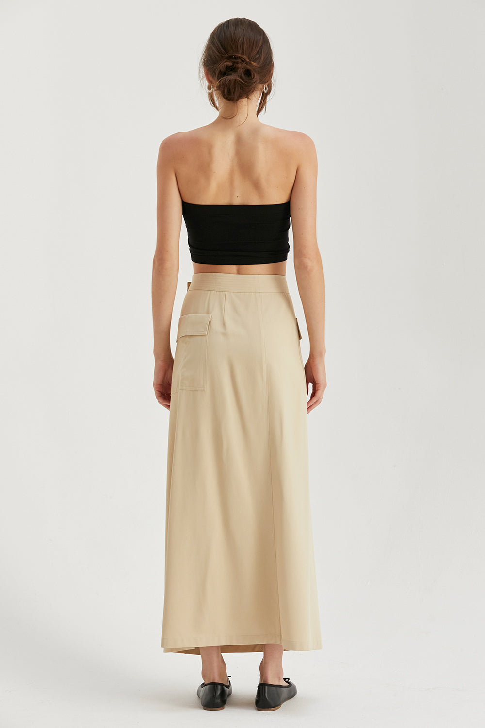 Nadia Wrap Maxi Skirt