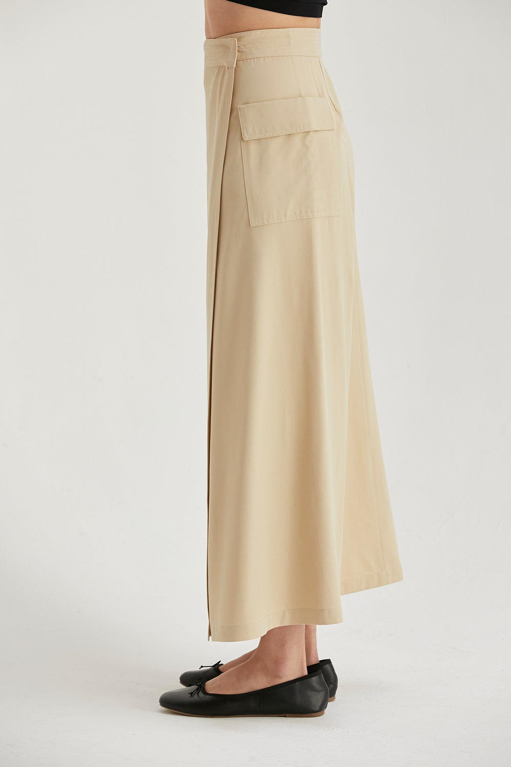 Nadia Wrap Maxi Skirt