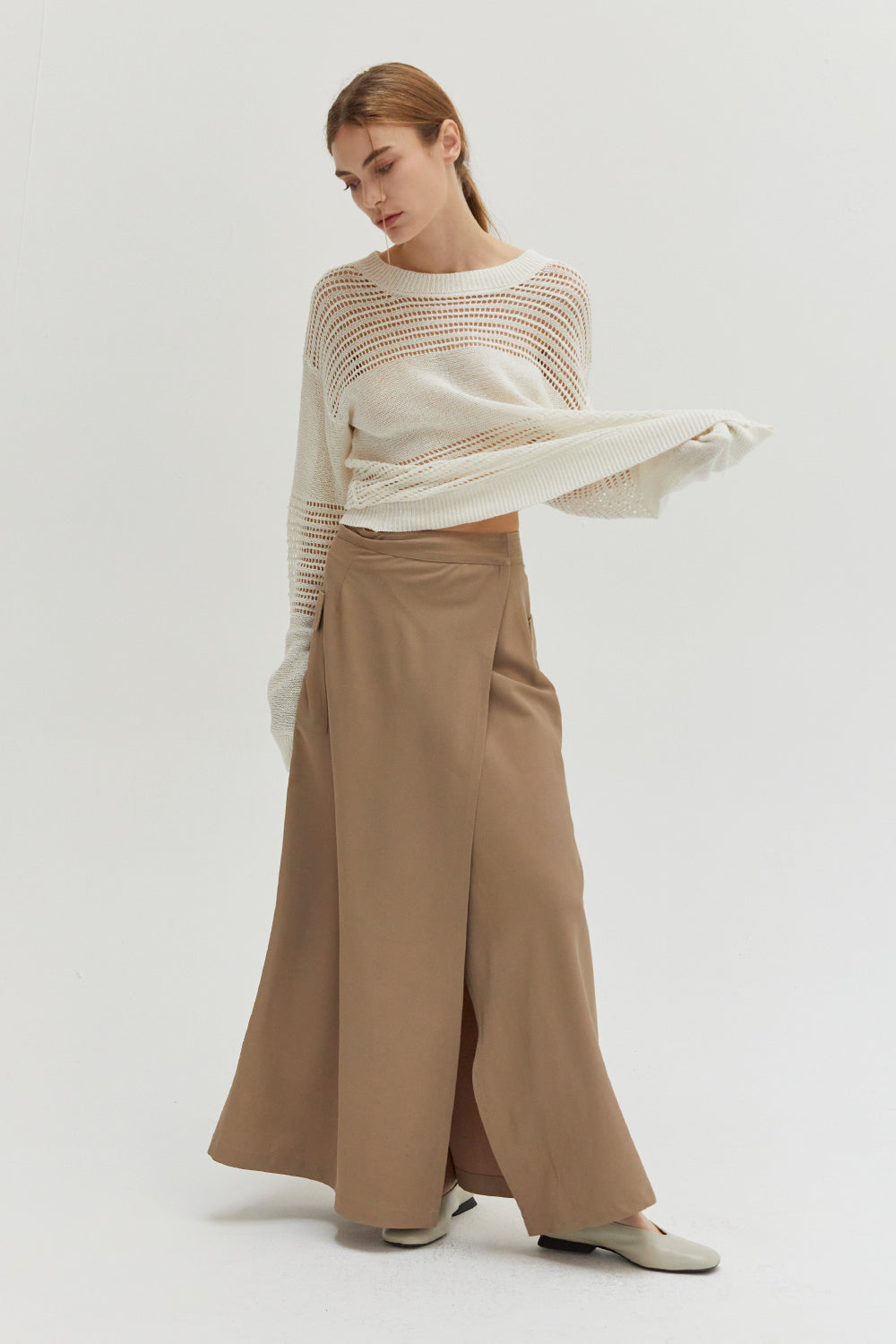 Nadia Wrap Maxi Skirt