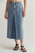 Brielle Denim Midi Skirt