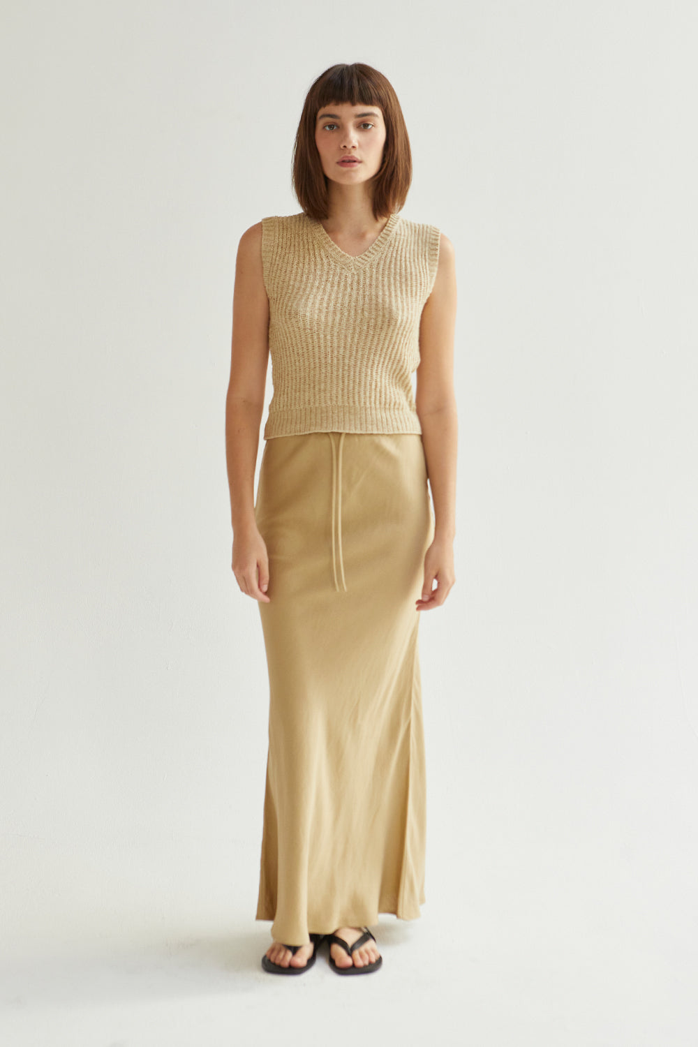 Sophee Bais Cut Maxi Skirt