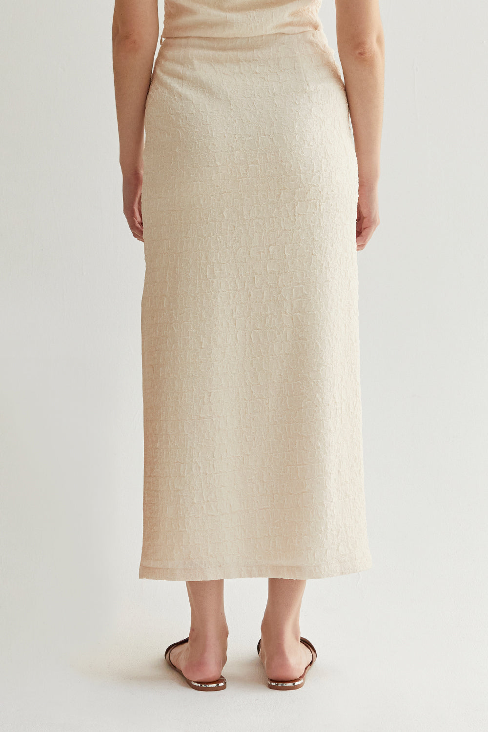 Demi Zipper Midi Skirt