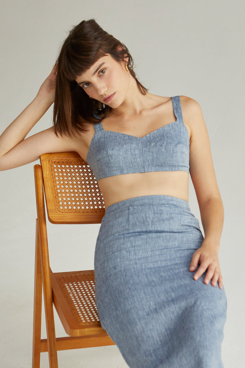 Kendall Linen Bralette