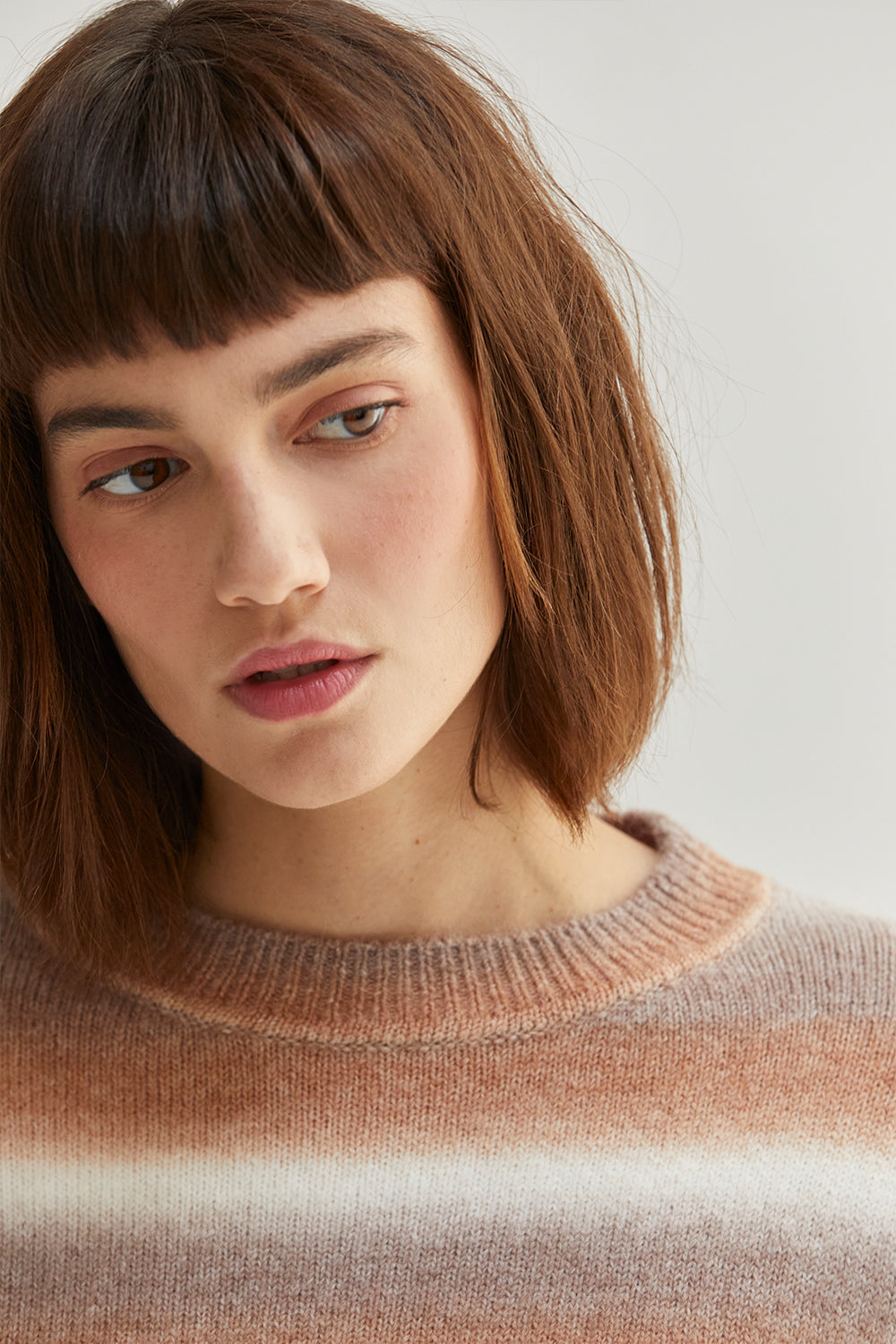Nikki Ombre Crew Neck Sweater