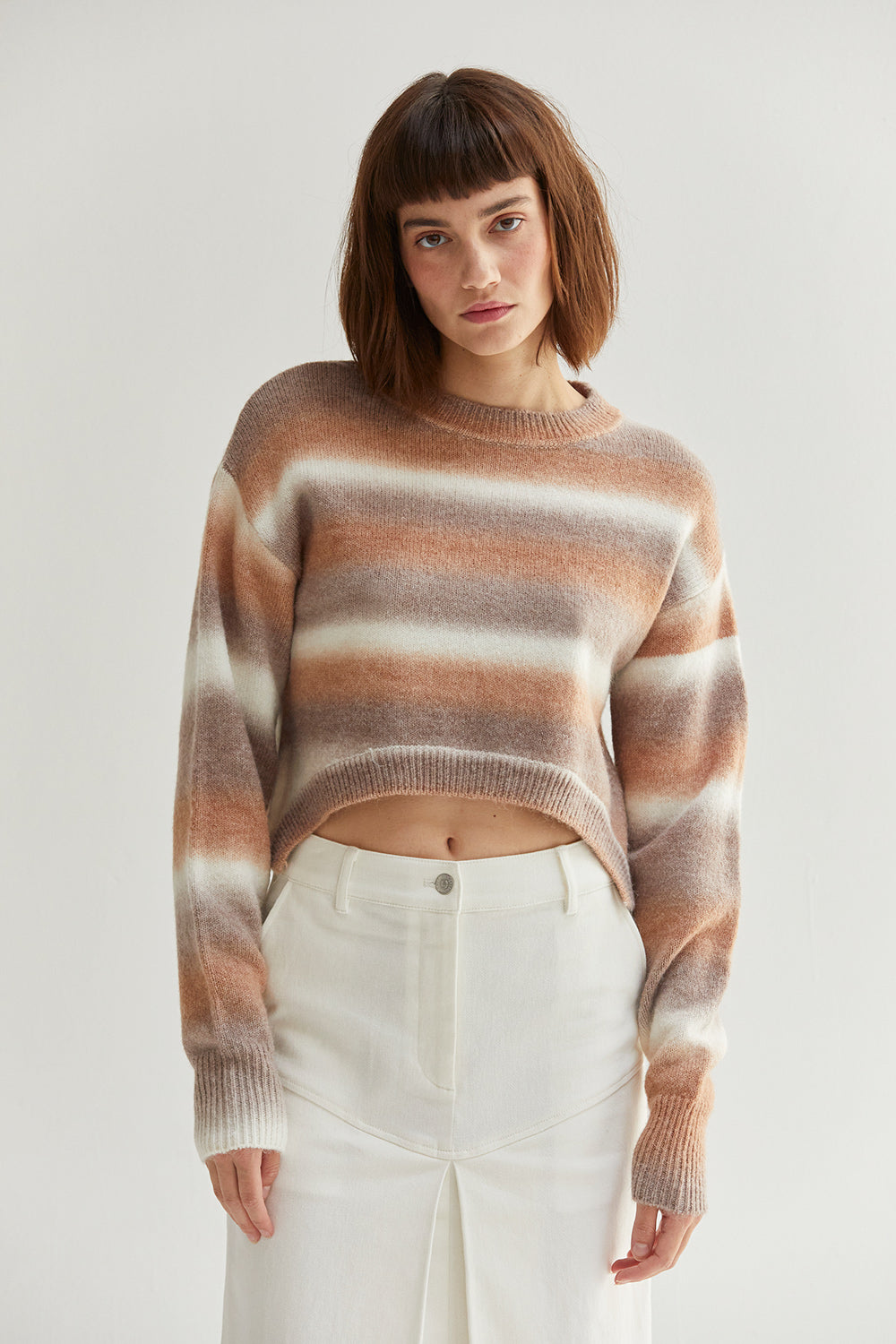 Nikki Ombre Crew Neck Sweater