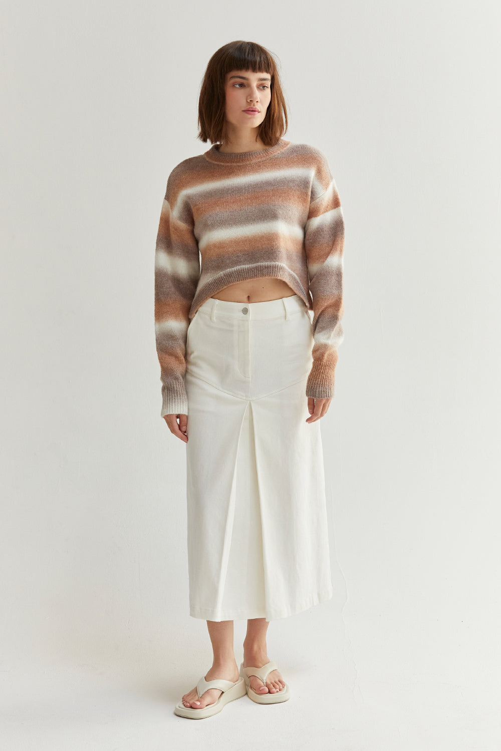 Nikki Ombre Crew Neck Sweater