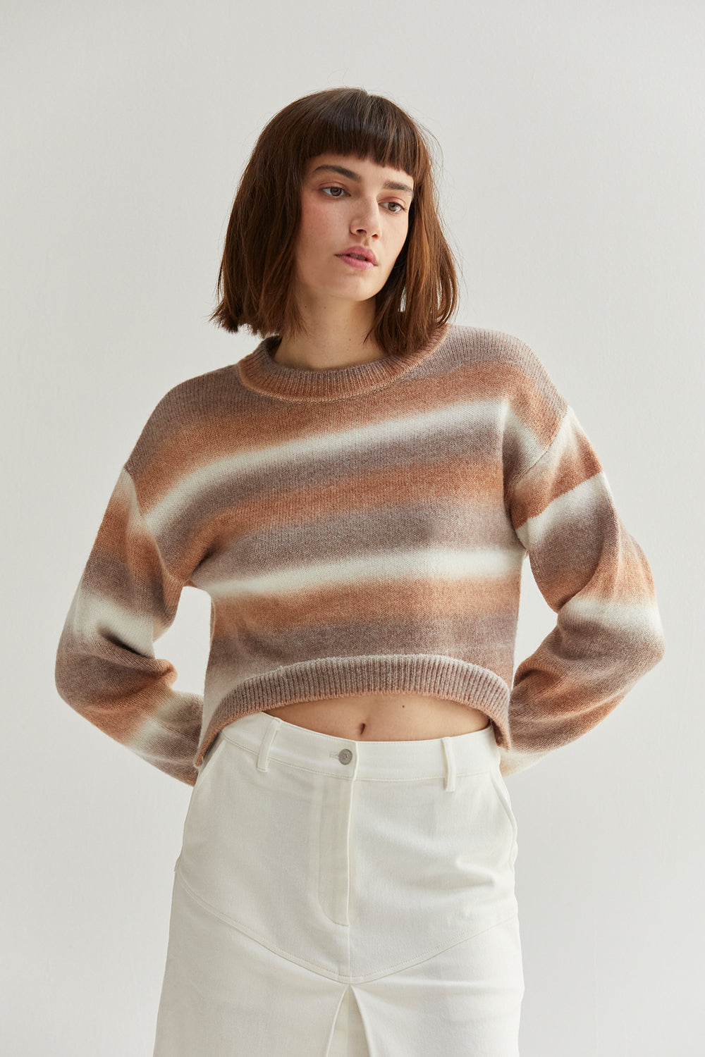 Nikki Ombre Crew Neck Sweater