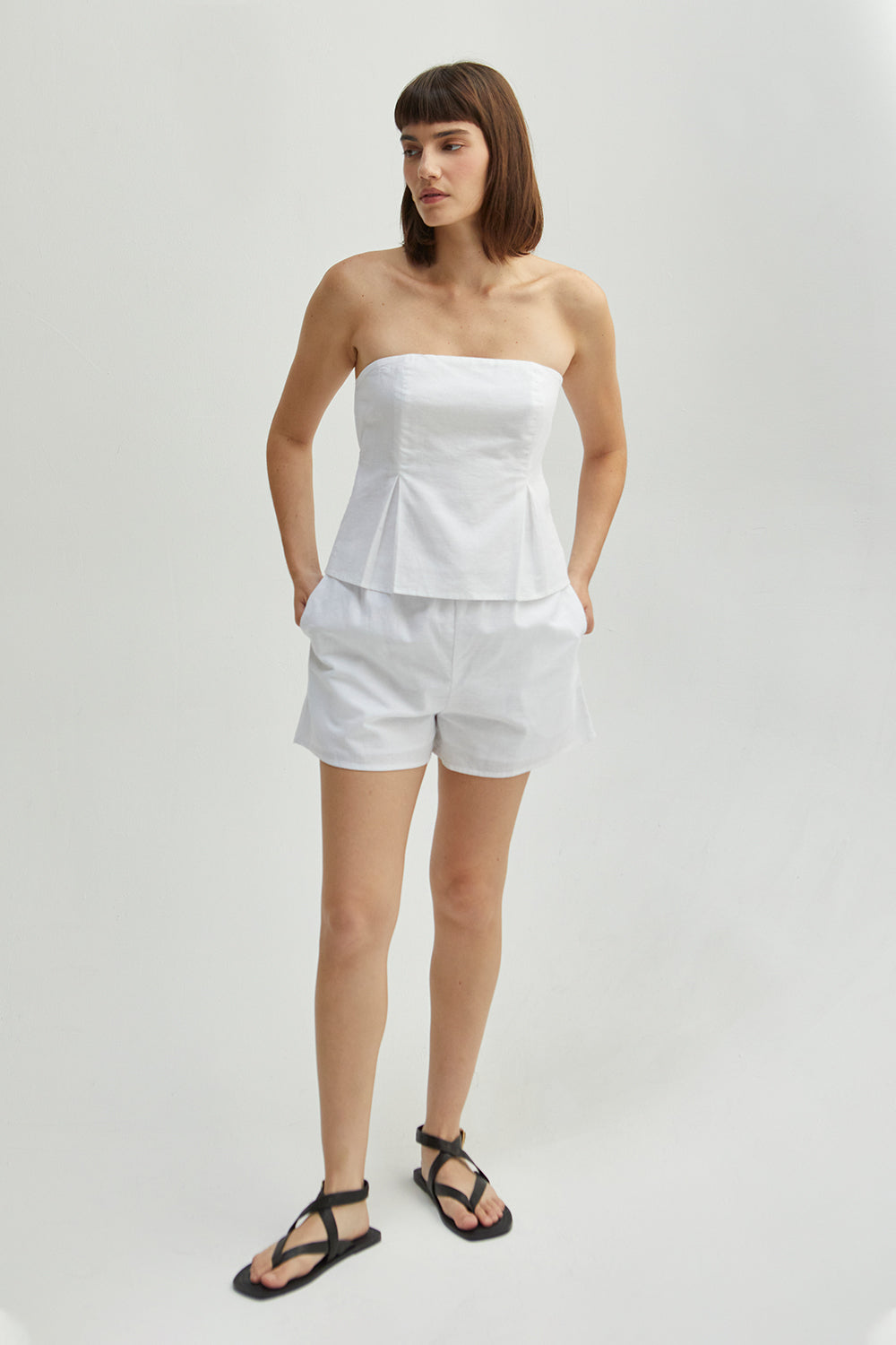 Coutney Linen Tube Top
