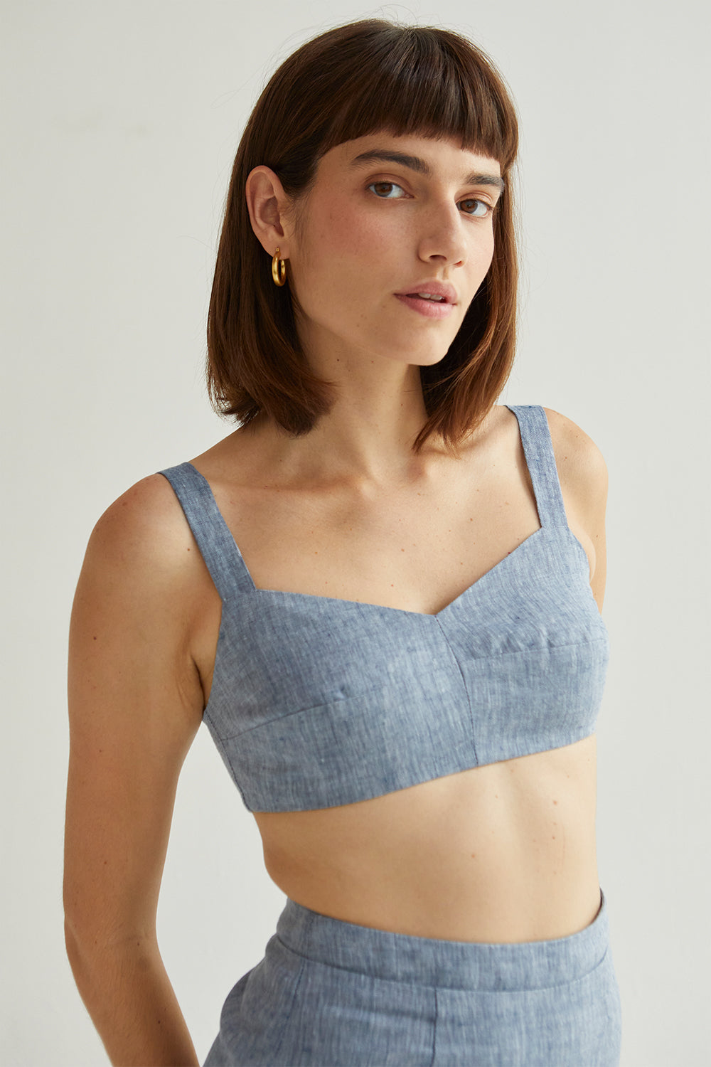 Kendall Linen Bralette