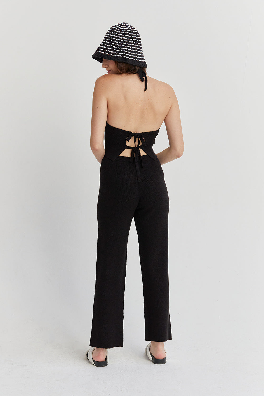Brielle Halter Neck Straight Leg Set