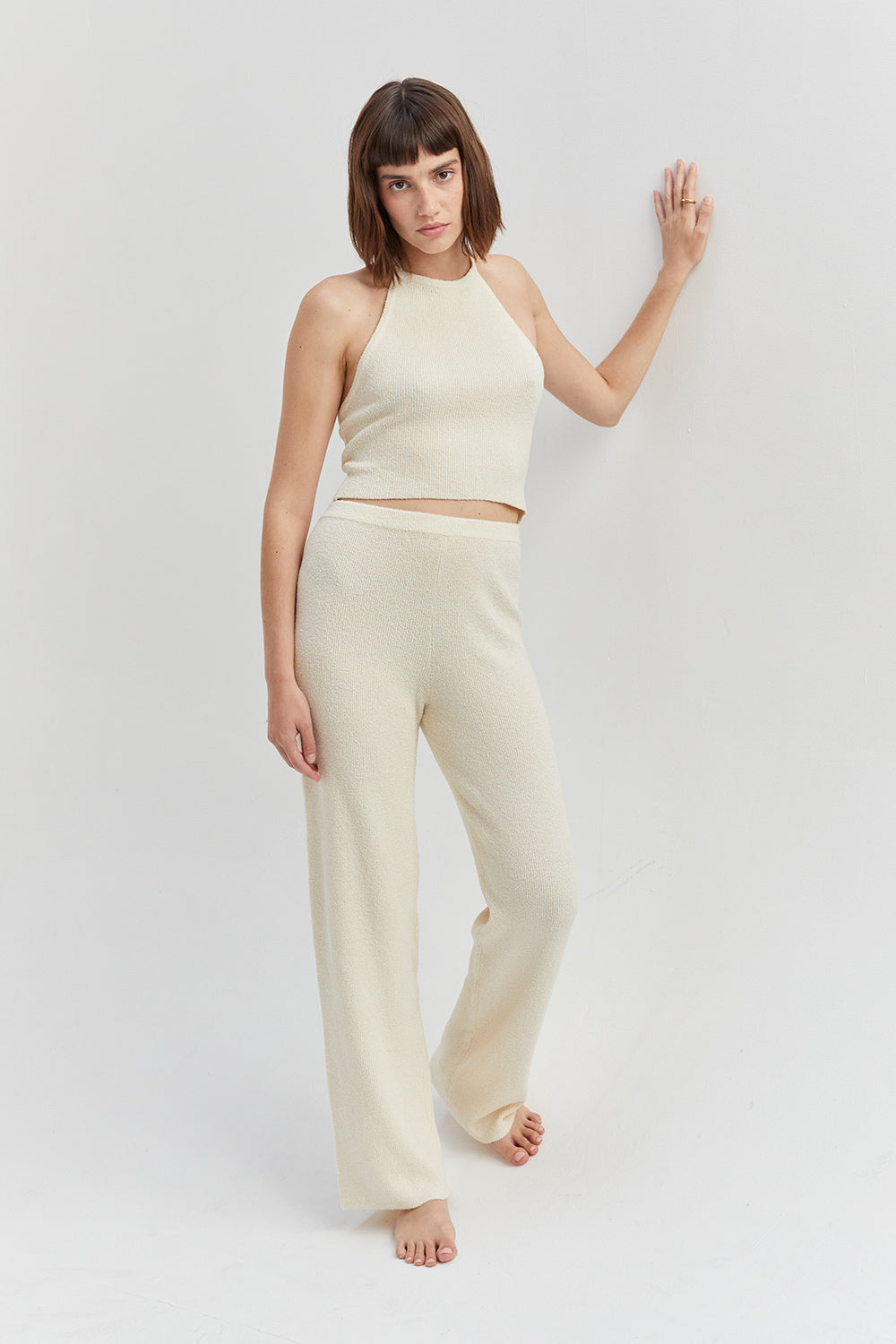 Brielle Halter Neck Straight Leg Set