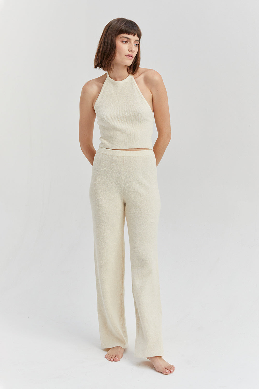 Brielle Halter Neck Straight Leg Set