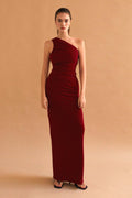 Cristi One Shoulder Knit Top & Skirt Set