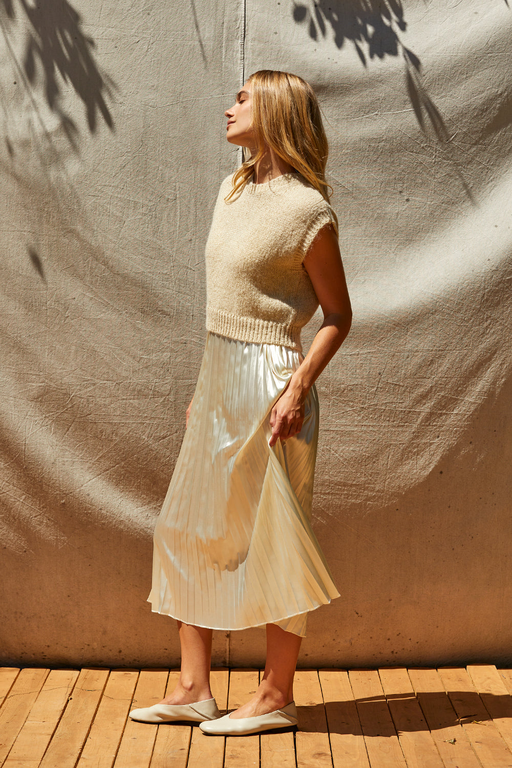 Sharpe Twofer Sweater Top Dress