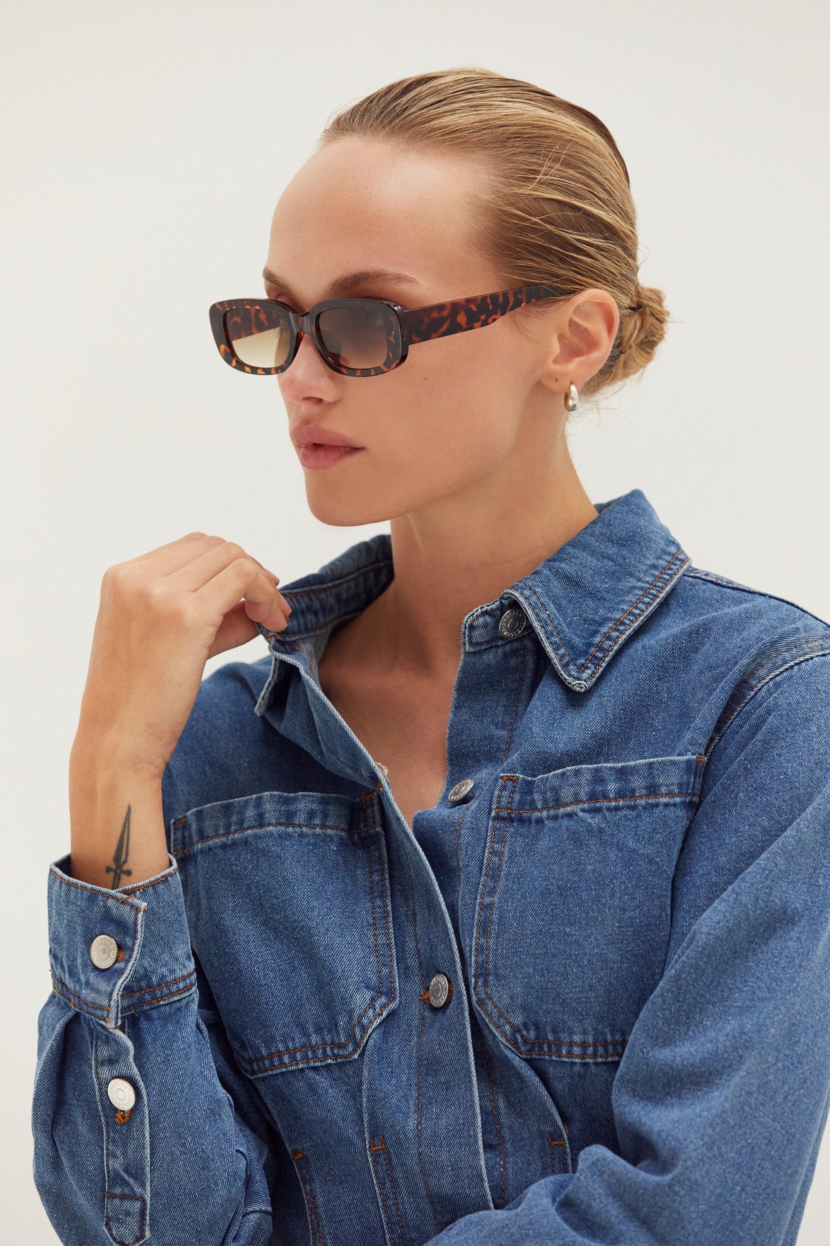 Zae Denim Mini Dress