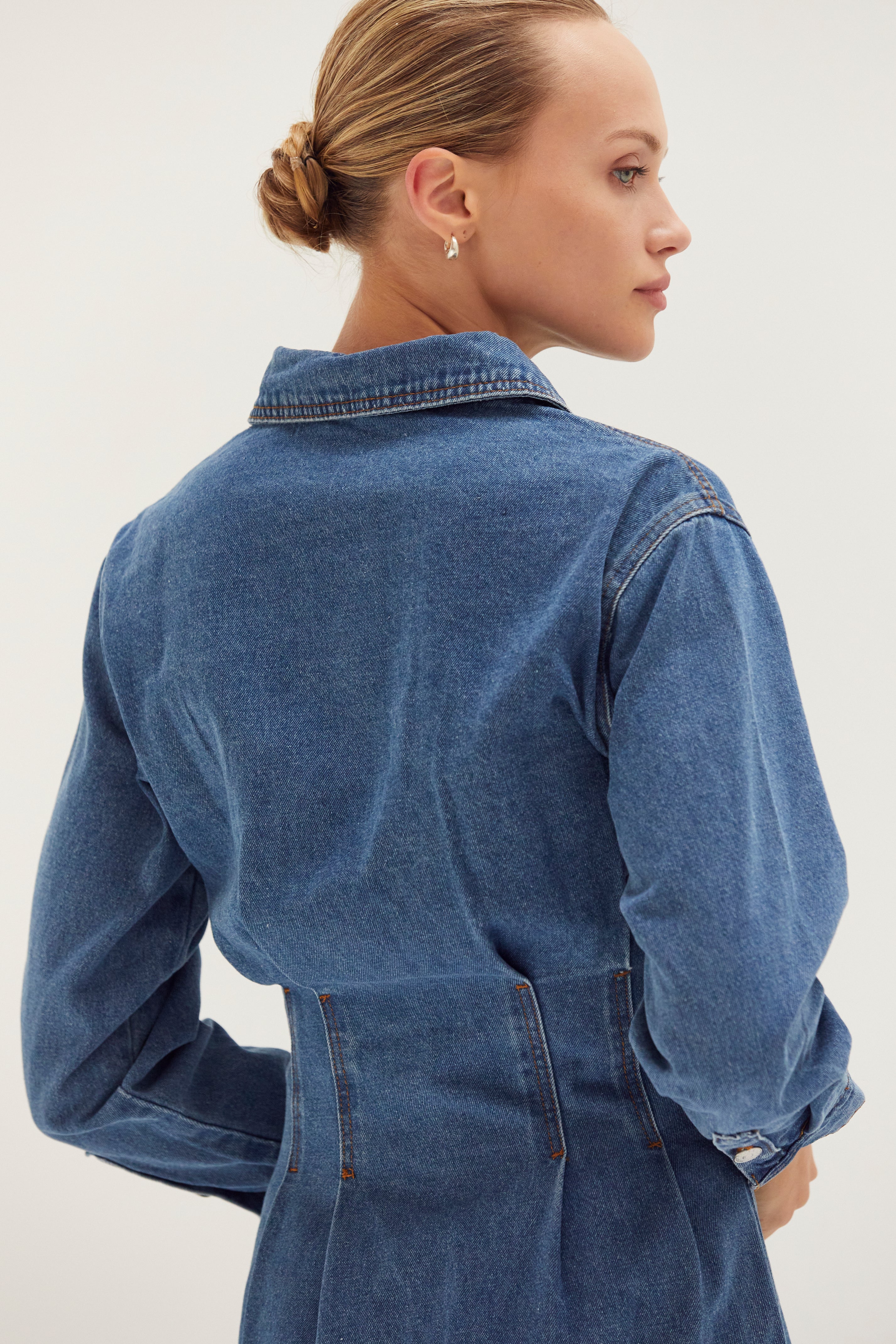 Zae Denim Mini Dress