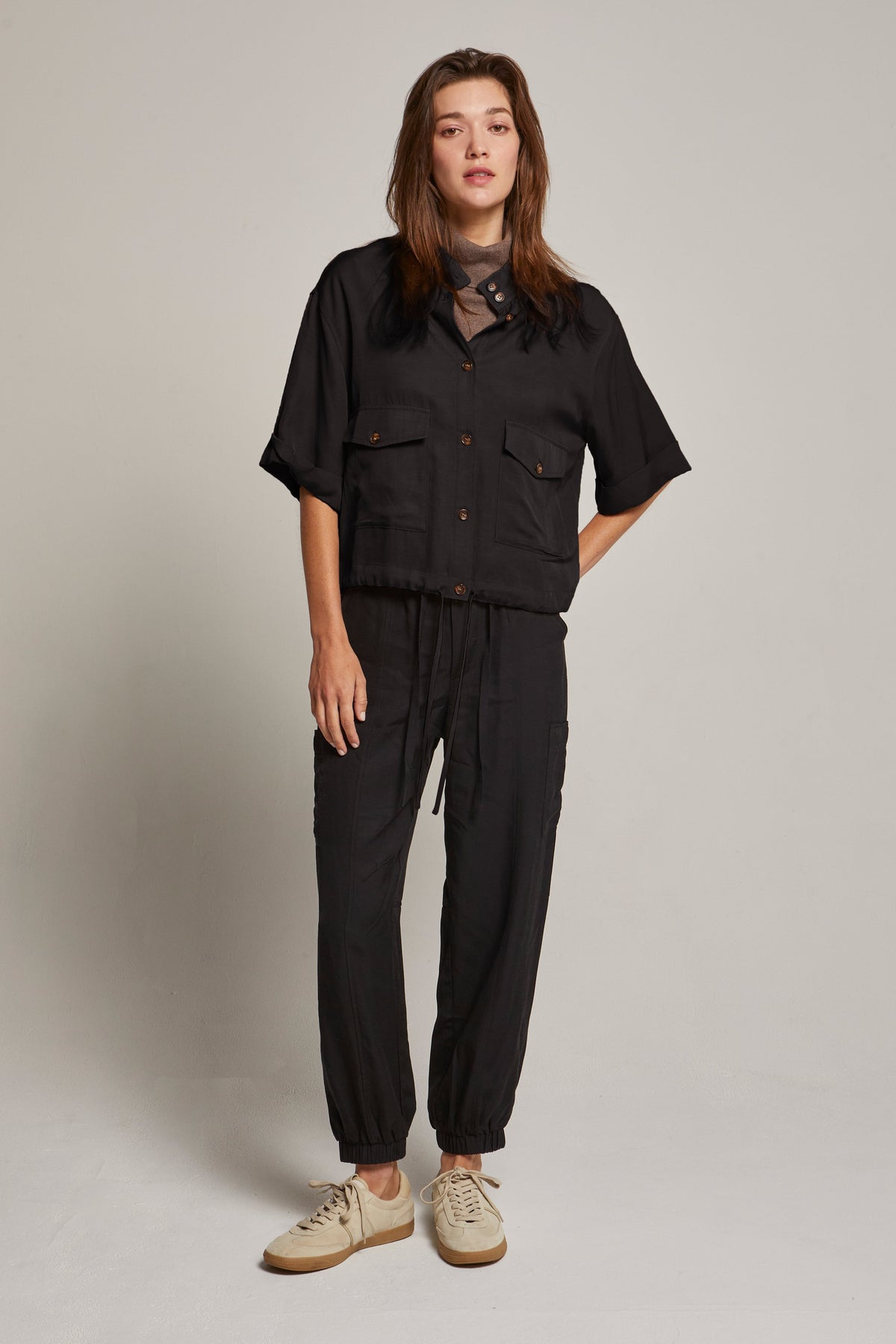 Eden Woven Cargo Jogger Pants