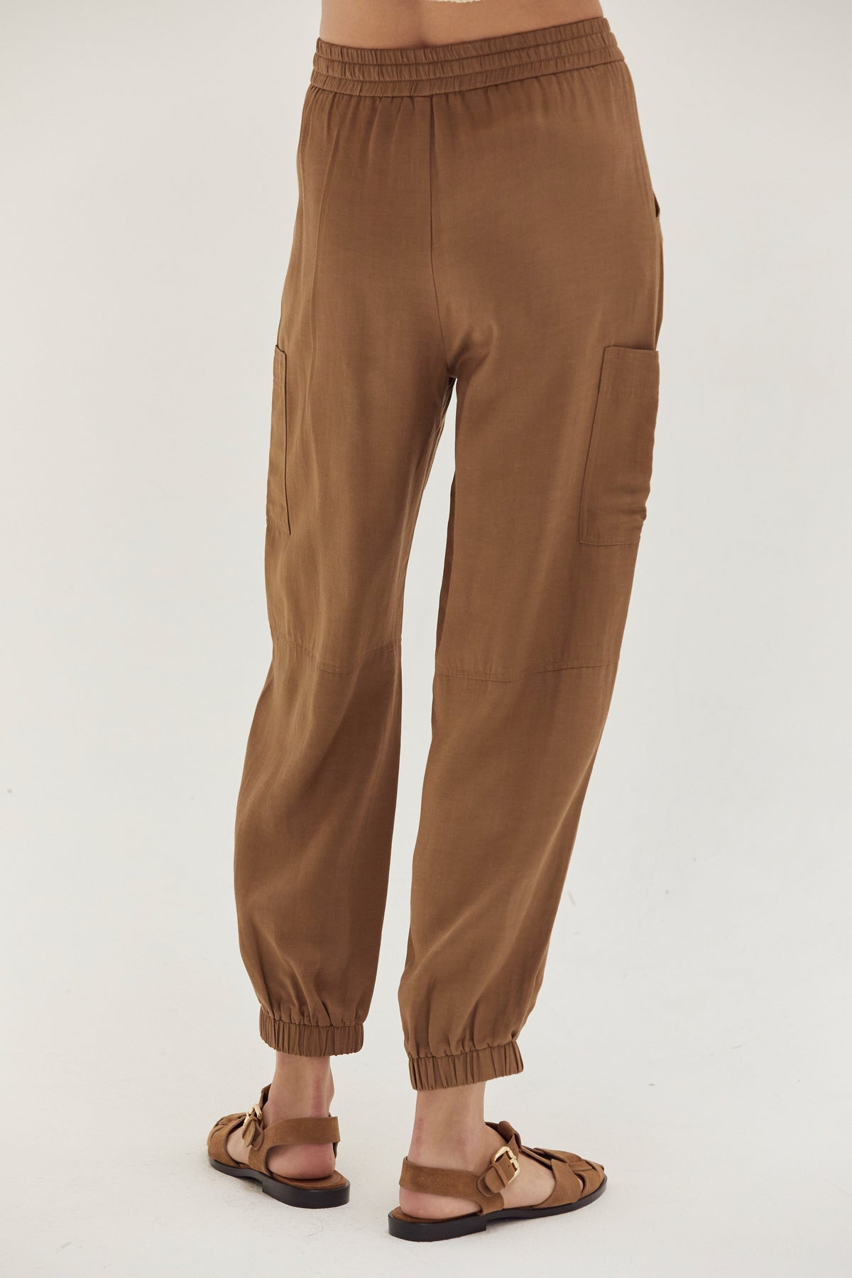 Eden Woven Cargo Jogger Pants