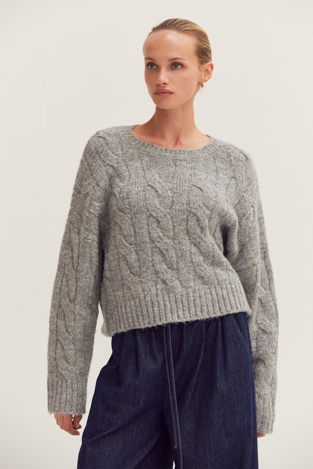 Carol Cable Knit Sweater