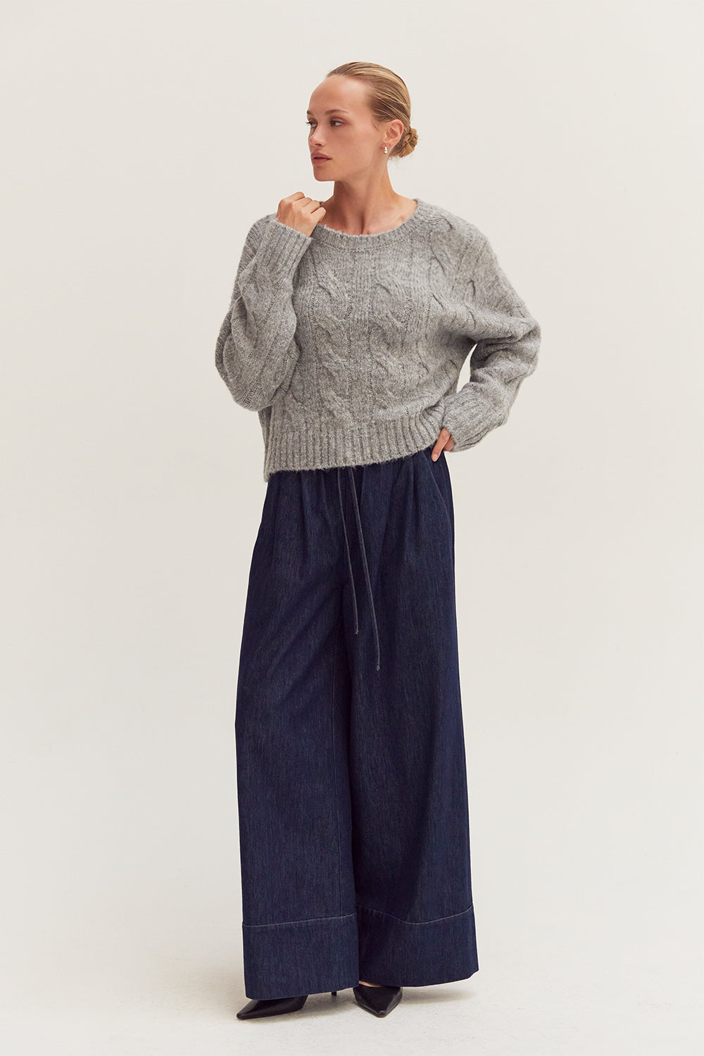 Carol Cable Knit Sweater