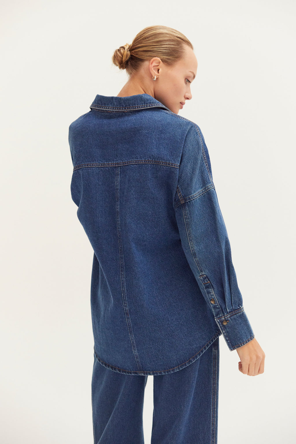 Gianna Denim Button Up Shirt