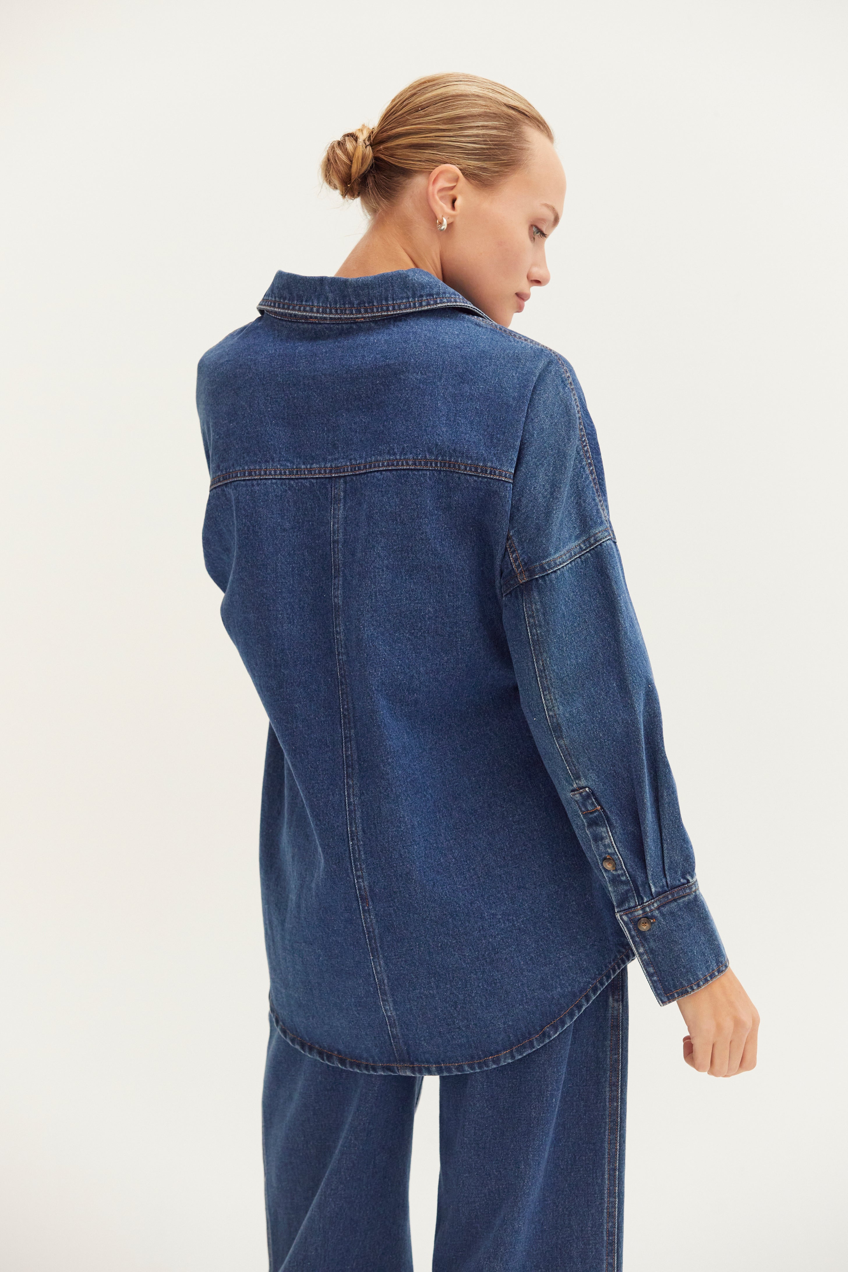Gianna Denim Button Up Shirt