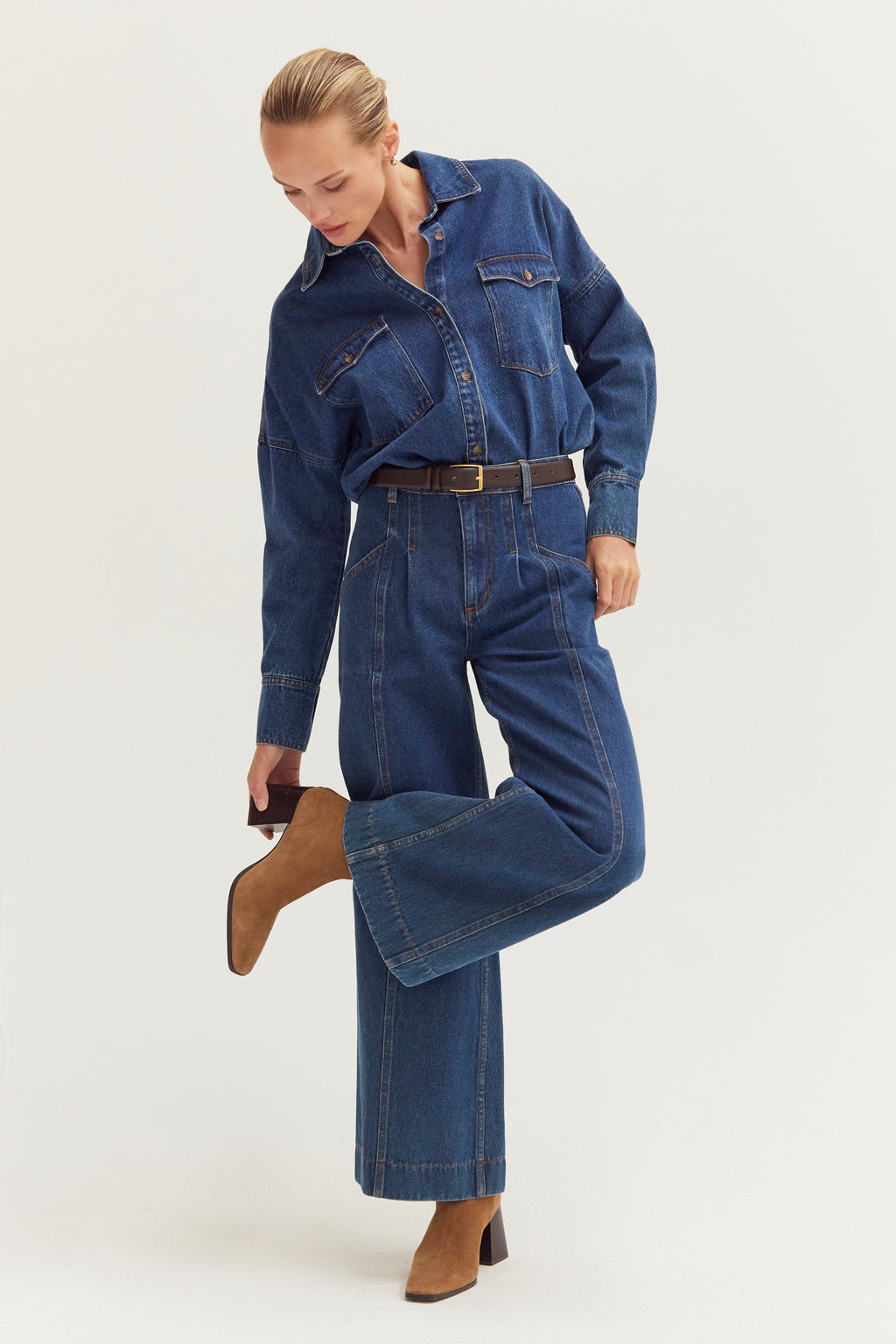 Kate Flare Denim Pants
