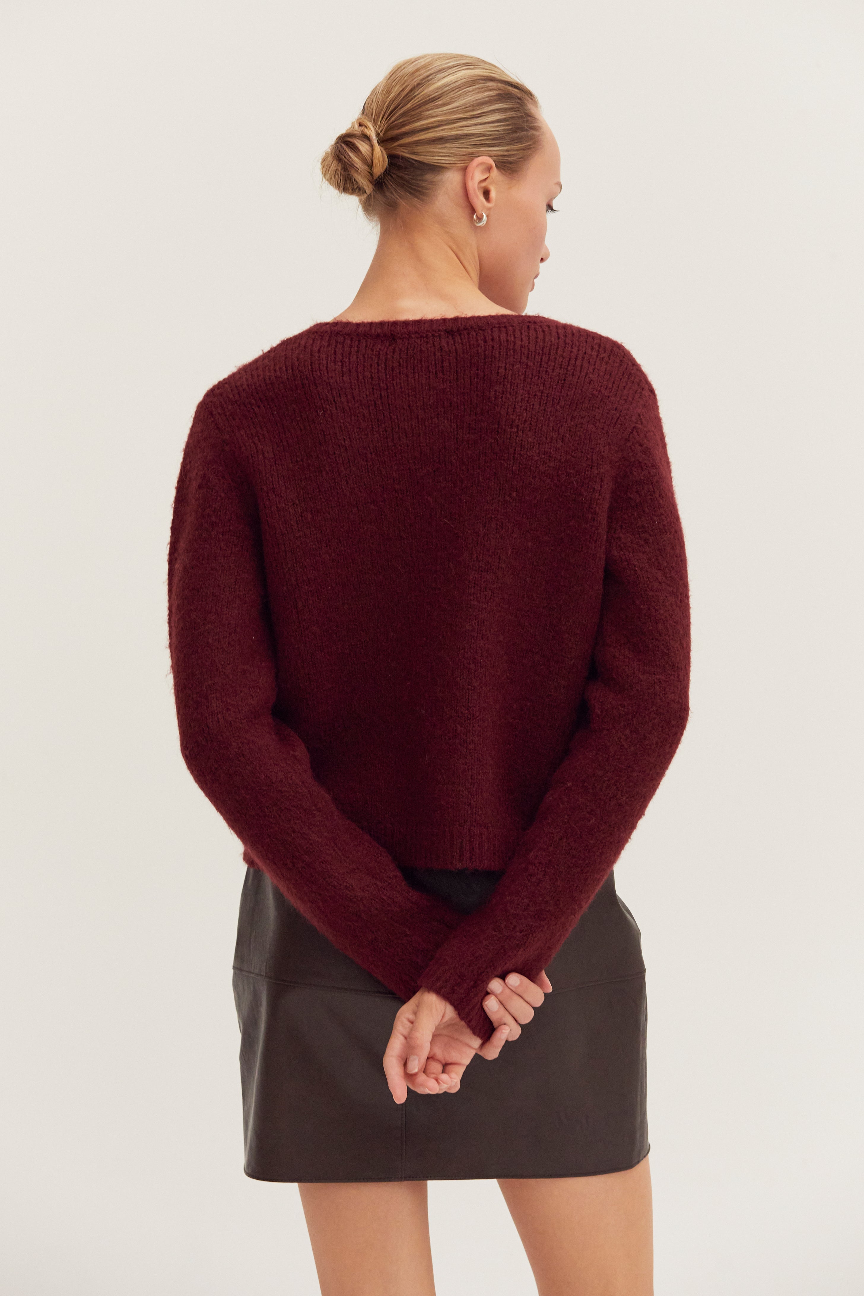 Eliza Crew Neck Cardigan