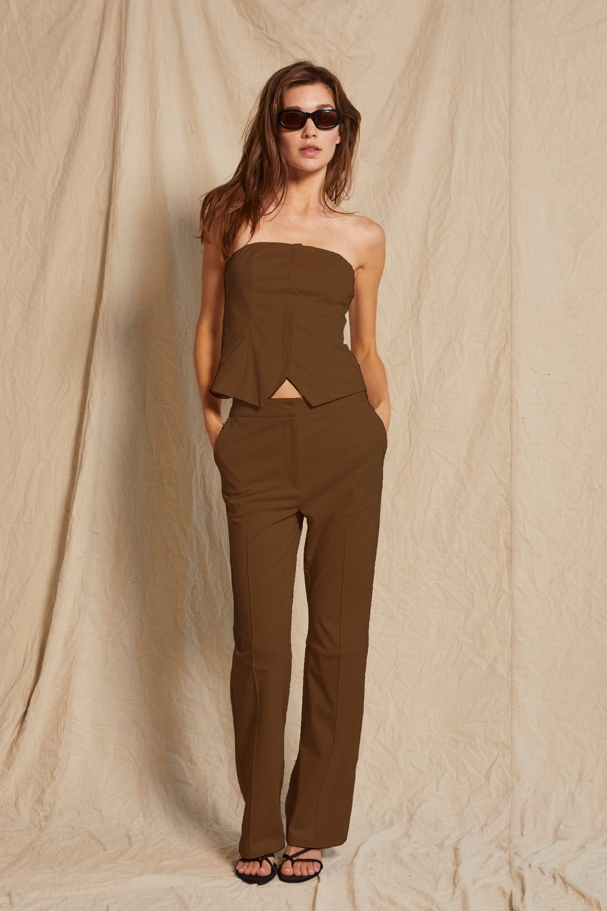 Neve Suede Tube Top
